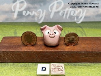 Miniature Ceramic Pigs Created by collected Artist Penny Howarth - Image 5